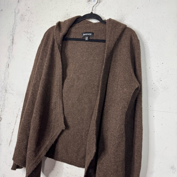 BetaBrand Sheep Wool Wrap Cardigan Sweater All Natural Wool Cuff Thumbholes S/M - Picture 3 of 8